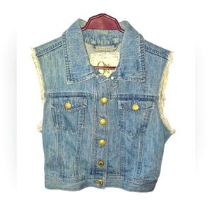 Jean jacket vest.